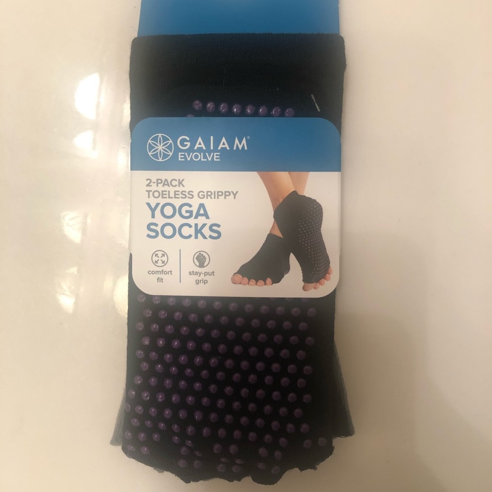 Gaiam Yoga Socks 🧘‍♀️ 2-Pack